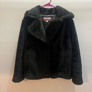 Michael Kors Black Teddy Jacket